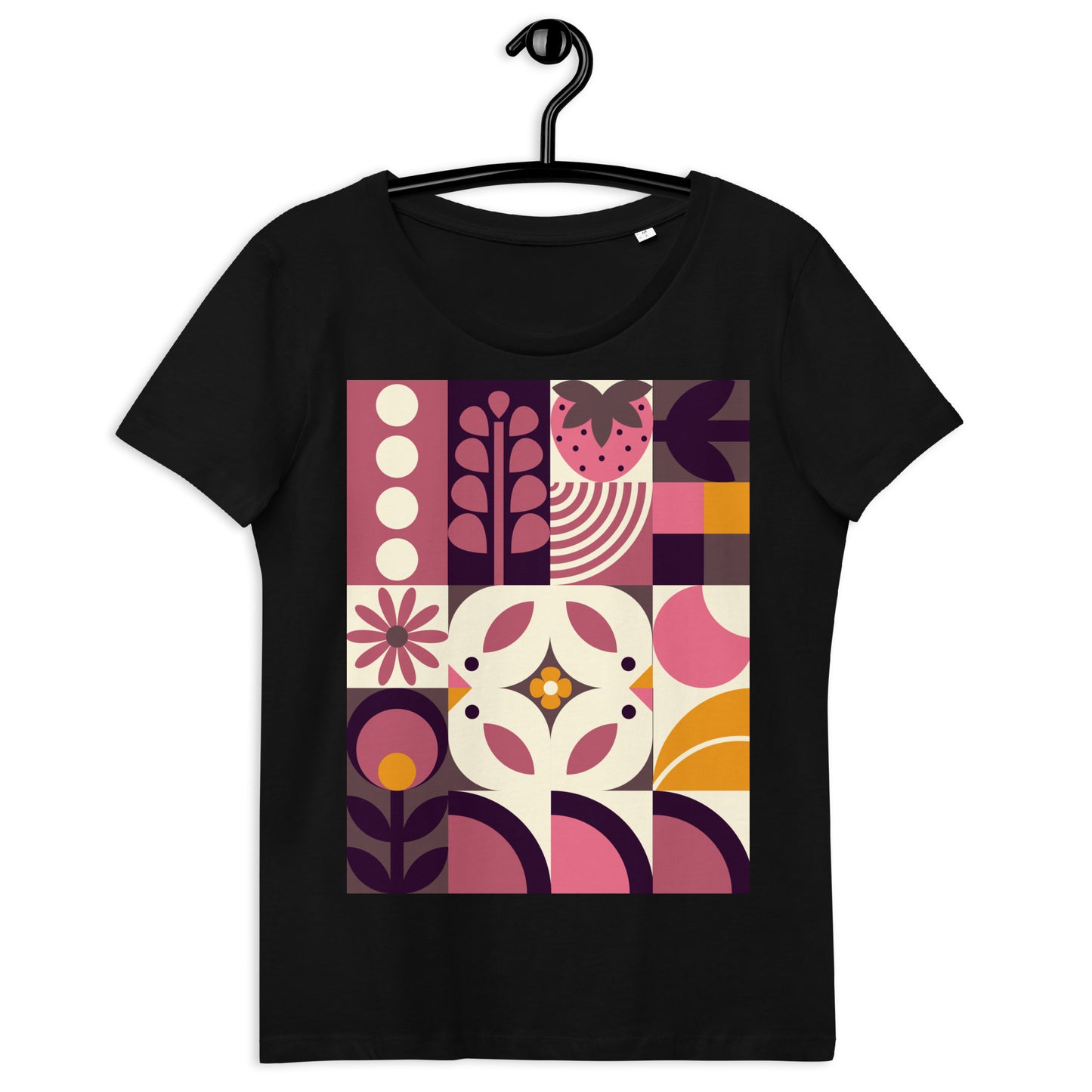 Spring Birds Bauhaus T-shirt - organic cotton - Women