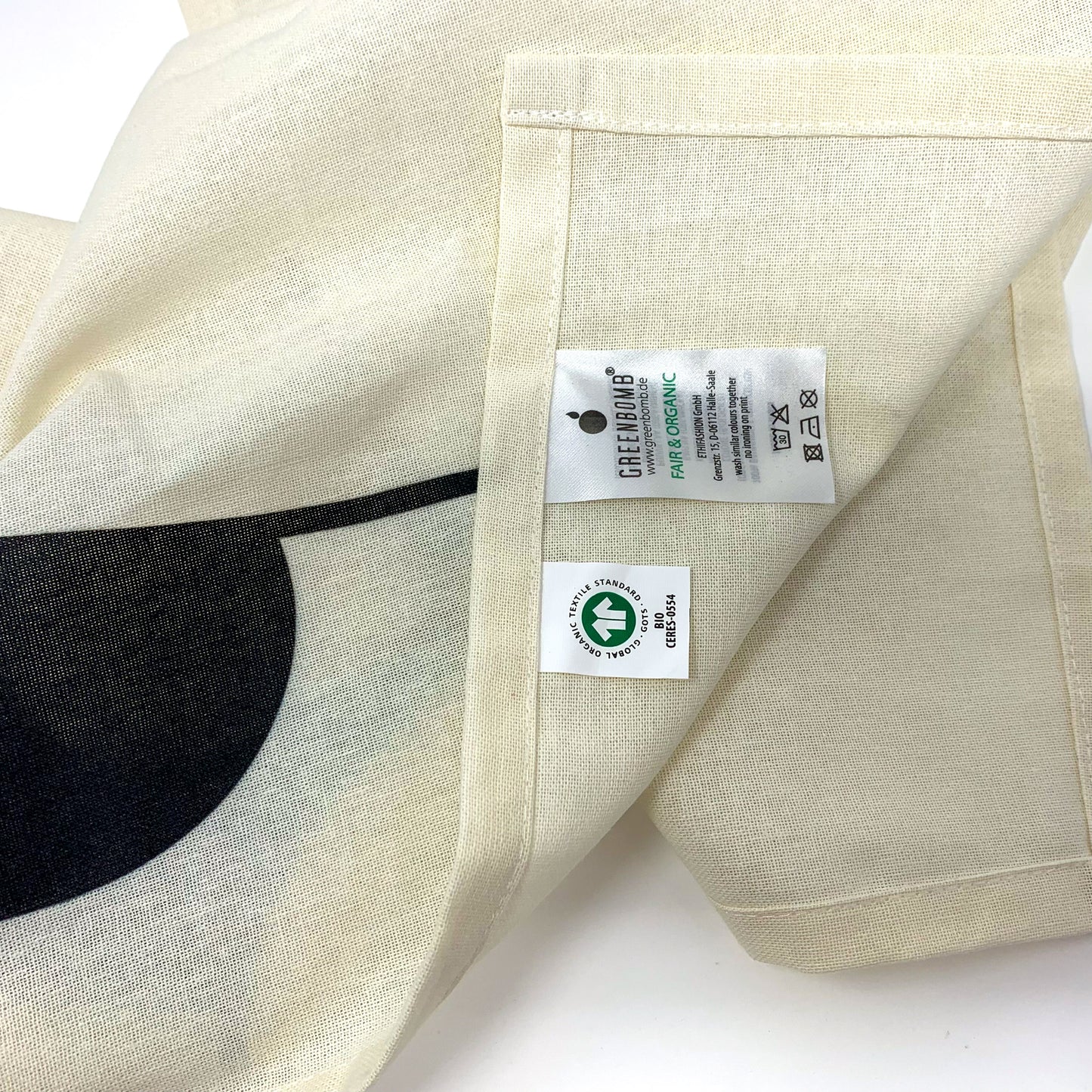 Spring Bauhaus design Organic Cotton Tea Towel