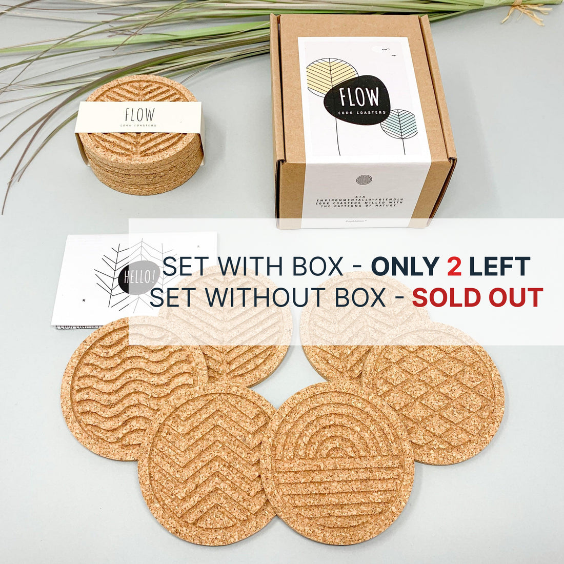 💥 End-of-Sale Alert! 💥 The final few pieces of our much-loved Cork Coaster Sets