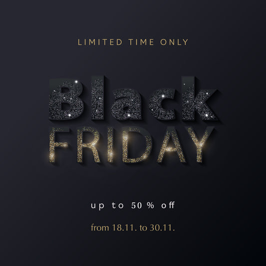 For us, Black Friday starts this weekend!