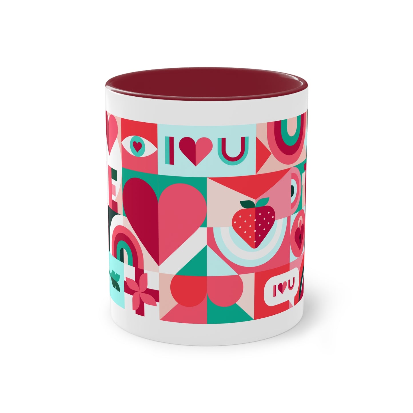 Berry Love Tea & Coffee Mug, 11oz, 330 ml