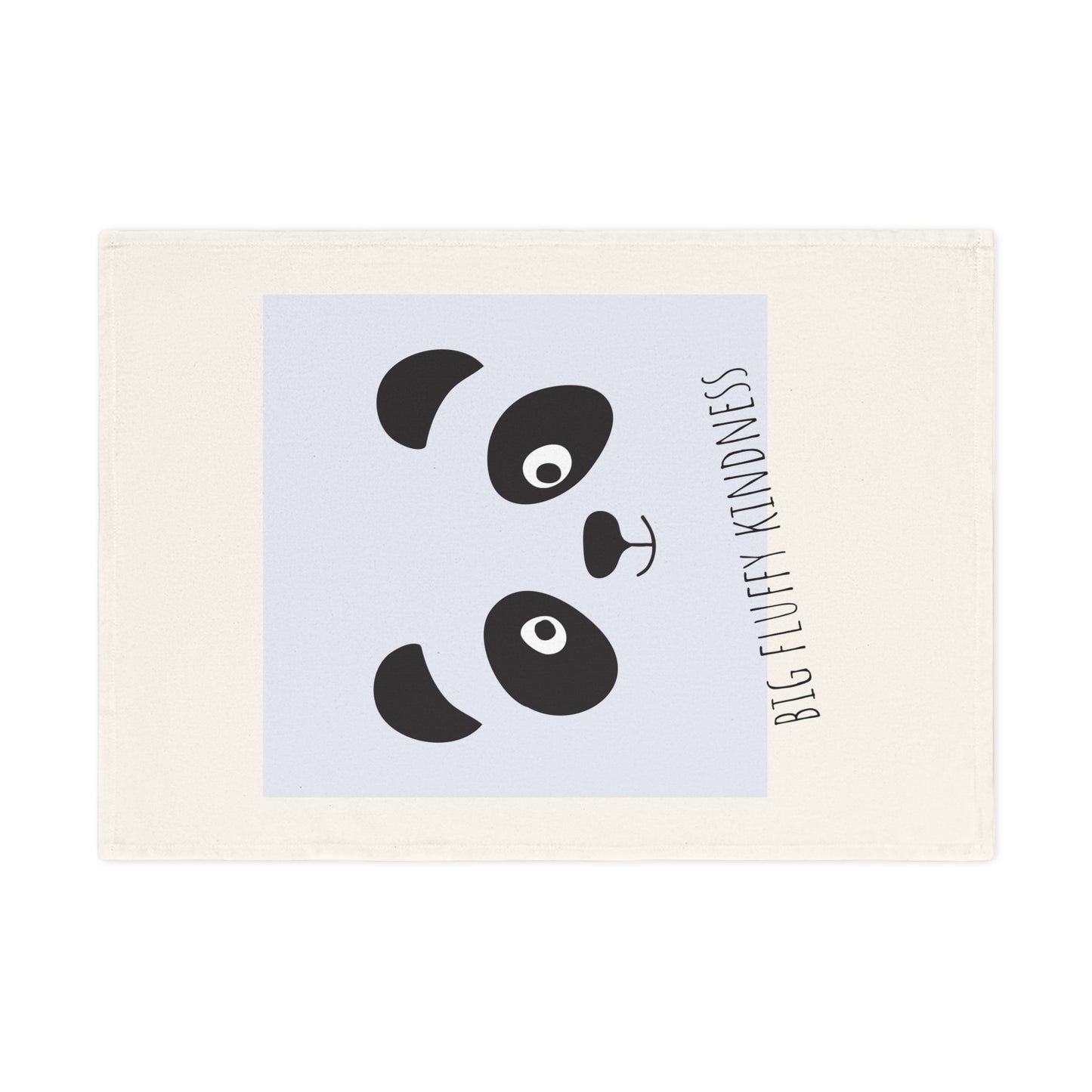Panda Organic Cotton Tea Towel, 50 x 70 cm, eco-friendly kitchen towel, bathroom hand towel