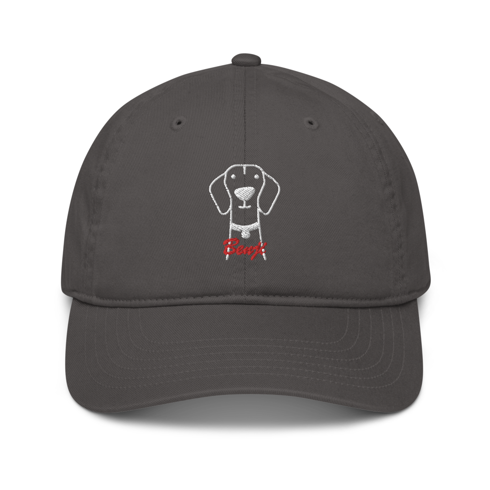 Bio Vizsla Dog embroided baseball cap with Vizsla Dog Name for Vizsla Owners, Customizable organic cotton hat gift for dog love, hunting dog
