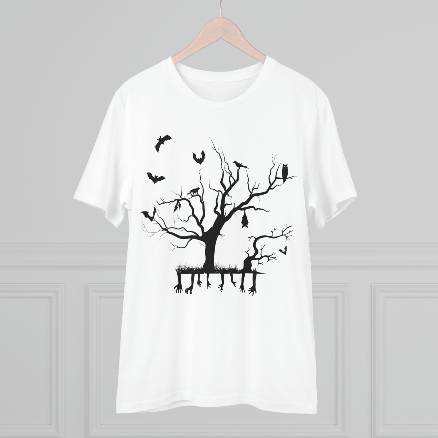 T-shirt Créateur Organique Branche d'Halloween - Unisexe
