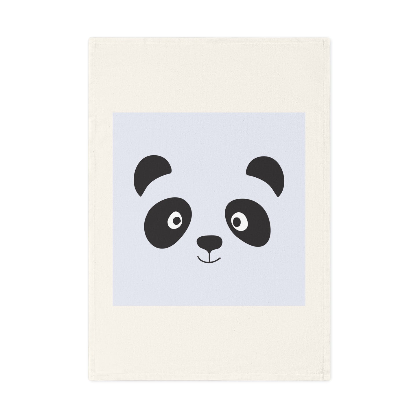 Panda Organic Cotton Tea Towel, 50 x 70 cm, eco-friendly kitchen towel, bathroom hand towel