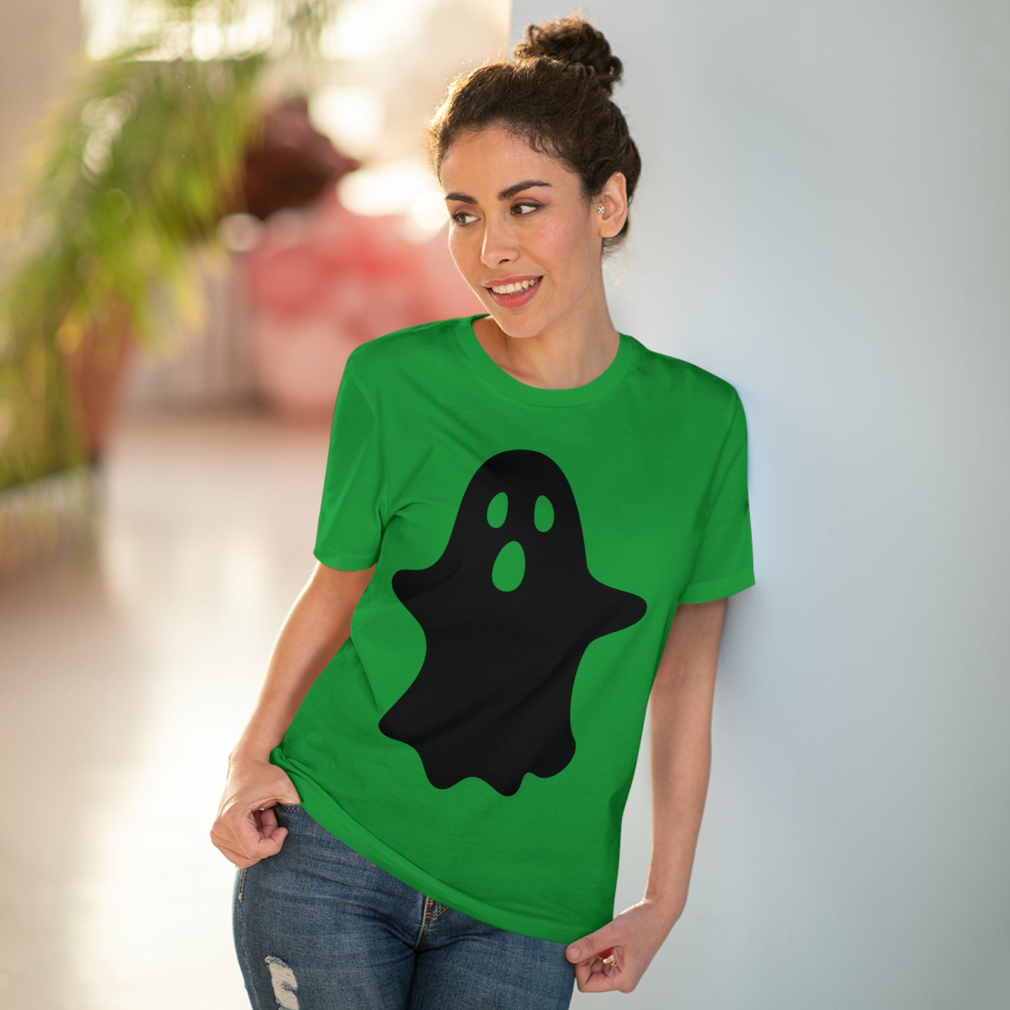 Ghost Halloween Organic T-shirt - Unisex