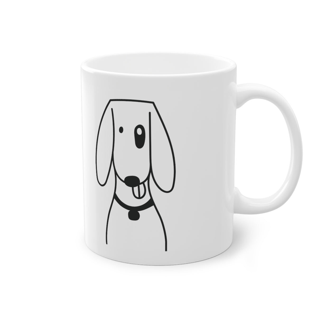 Mug mignon chien Foxhund, blanc, 325 ml / 11 oz Tasse à café, tasse à thé pour enfants, enfants, tasse de chiots pour les amoureux des chiens, propriétaires de chiens