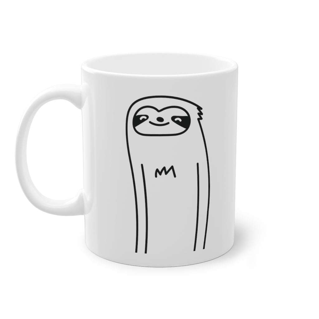 Cute Sloth funny mug, white, 325 ml / 11 oz Coffee mug, tea mug for kids