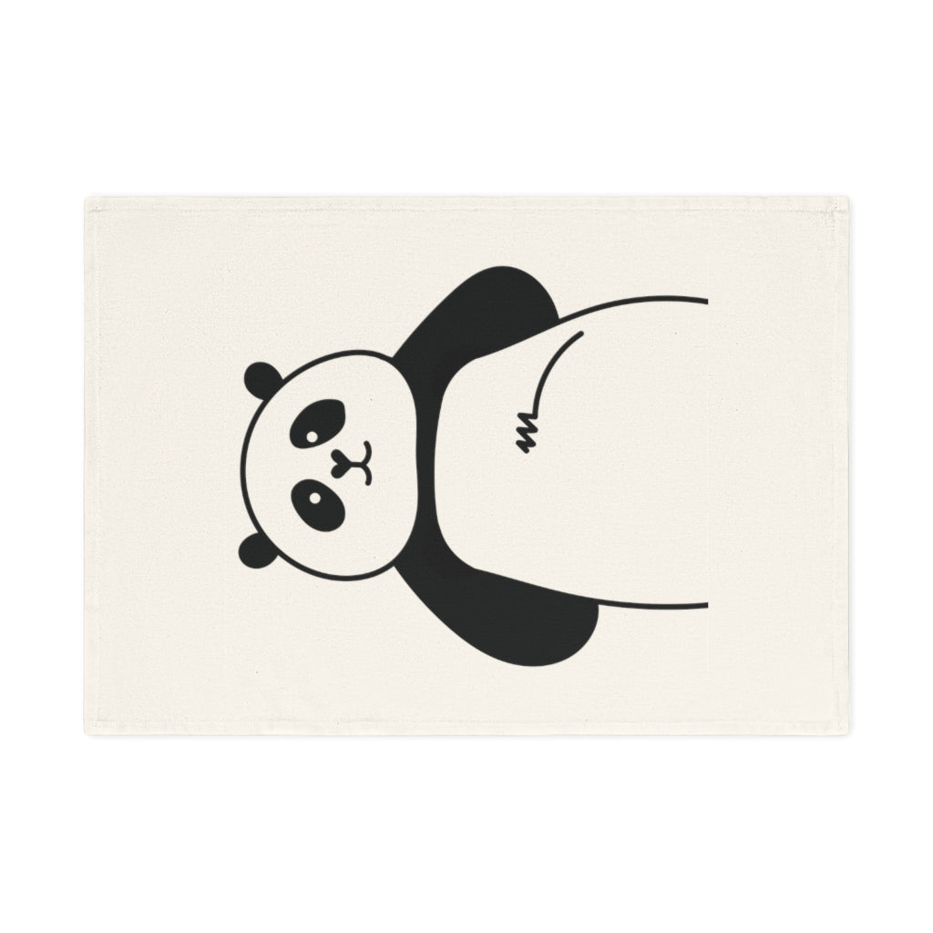 Torchon en coton Panda, 50 x 70 cm, coton biologique
